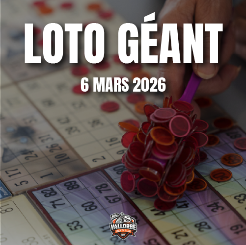 Vendredi 6 mars 2026 – Loto géant du HCV